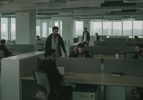 Busy parent managing multiple tasks