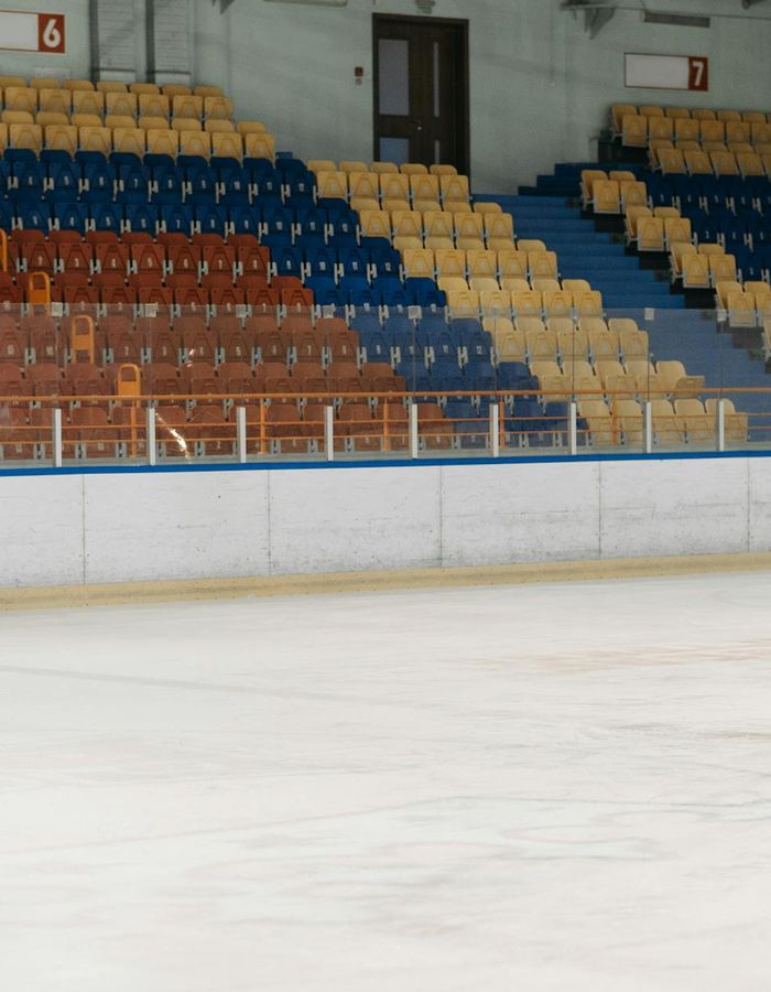 Person practicing gentle movement in a serene cold environment